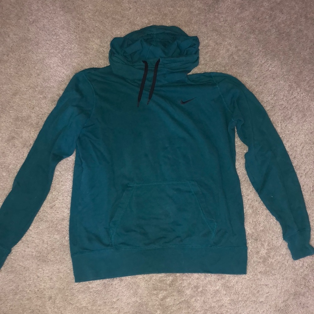 Nike blue cowl neck sweatshirt size large